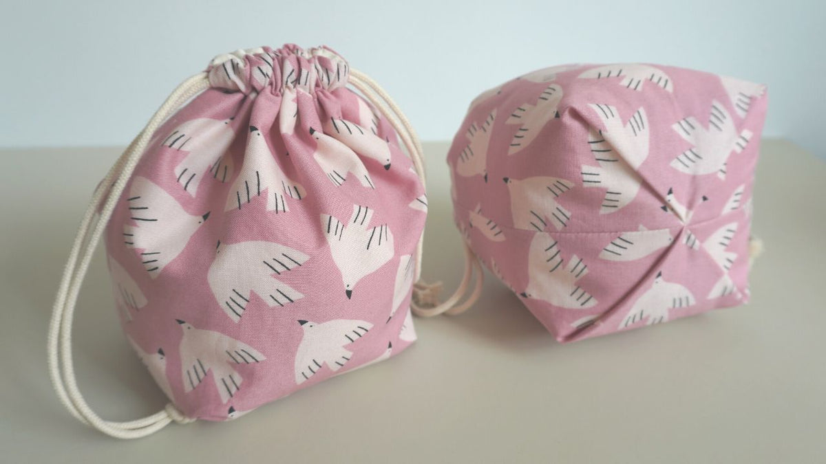 How to Sew a Lined Drawstring Bag with Boxed Bottom: Step-by-Step Vide ...