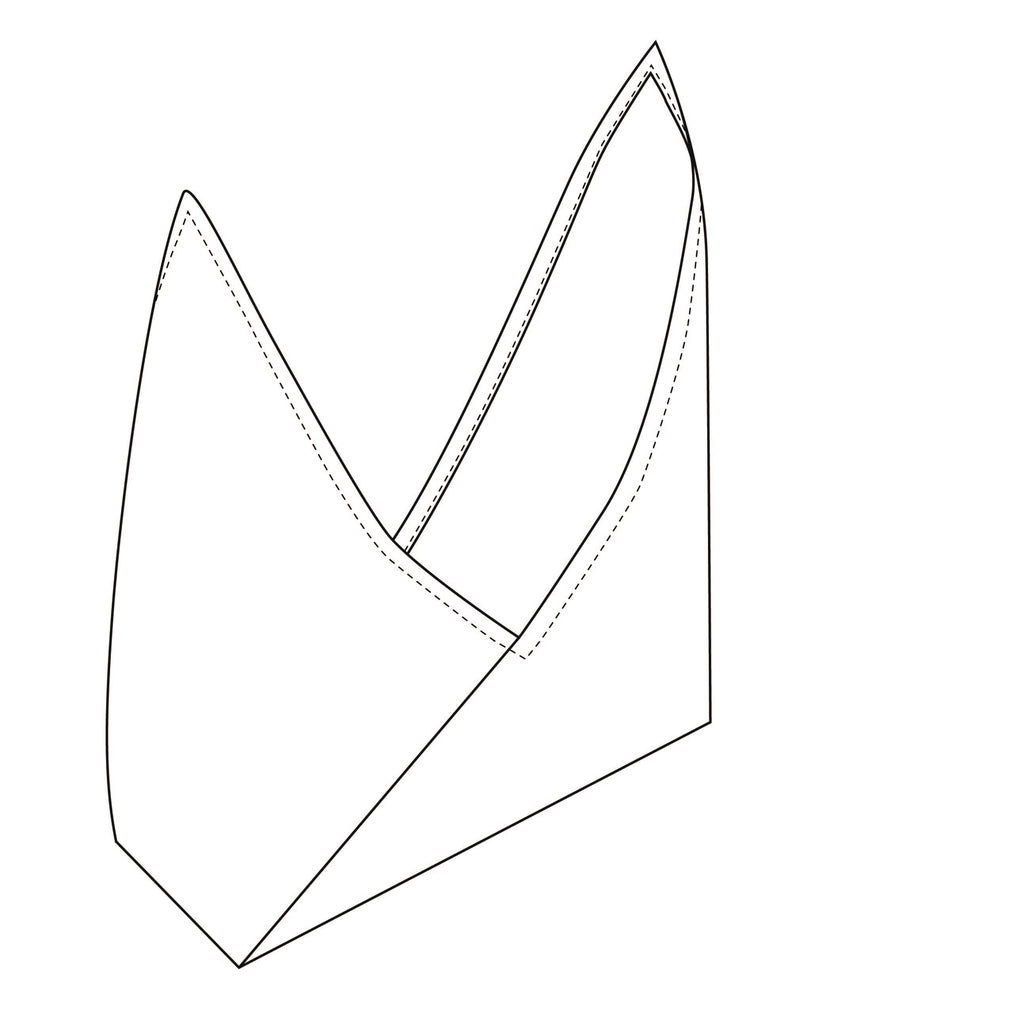 azuma bukuro,  origami bag, tsuno bukuro, bento bag, project bag