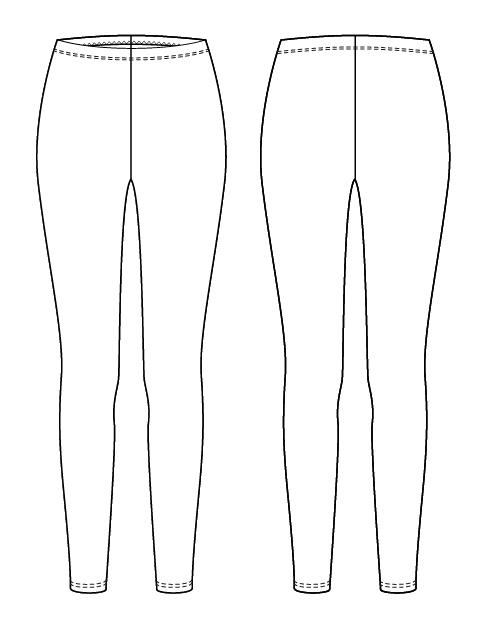 PDF Sewing Pattern - Parsec Leggings PDF Sewing Pattern