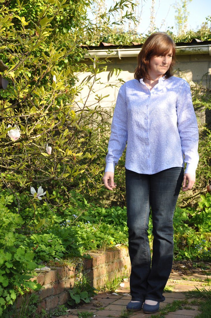PDF Sewing Pattern - PDF Sewing Pattern - Garçonne Shirt/Dress - Button Up