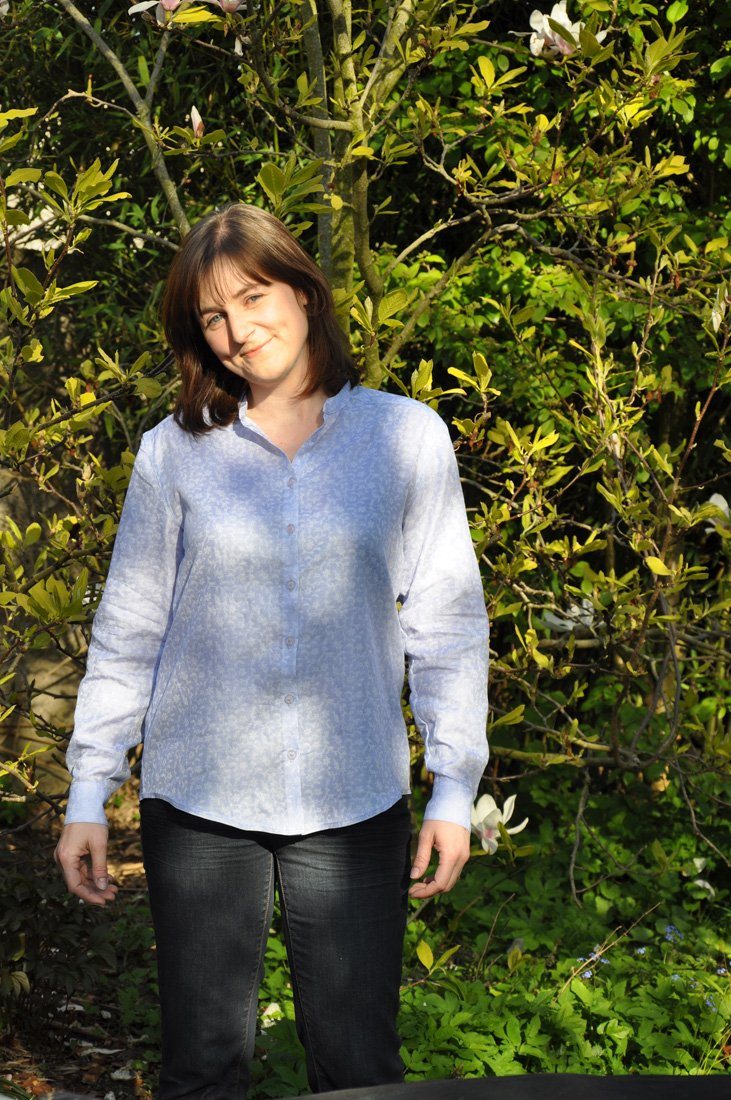 PDF Sewing Pattern - PDF Sewing Pattern - Garçonne Shirt/Dress - Button Up