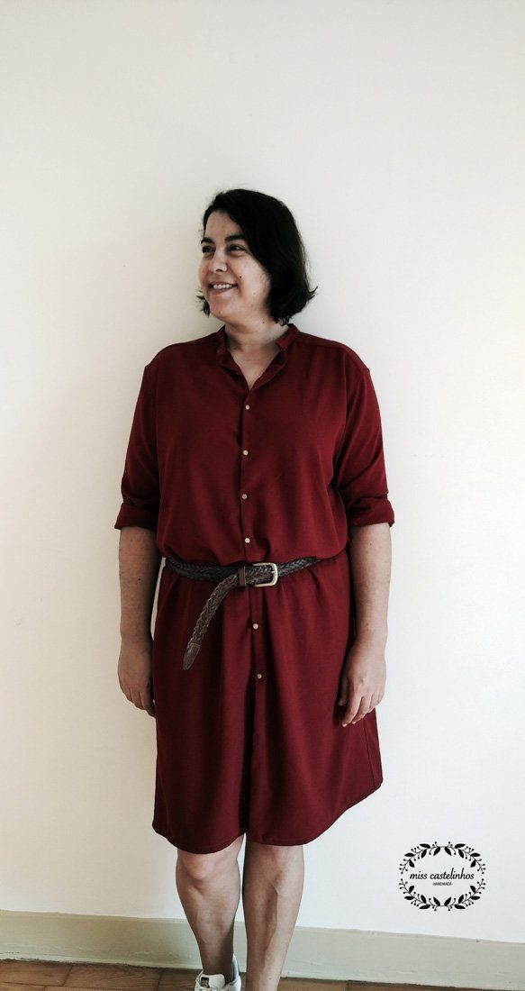 PDF Sewing Pattern - PDF Sewing Pattern - Garçonne Shirt/Dress - Minimalist