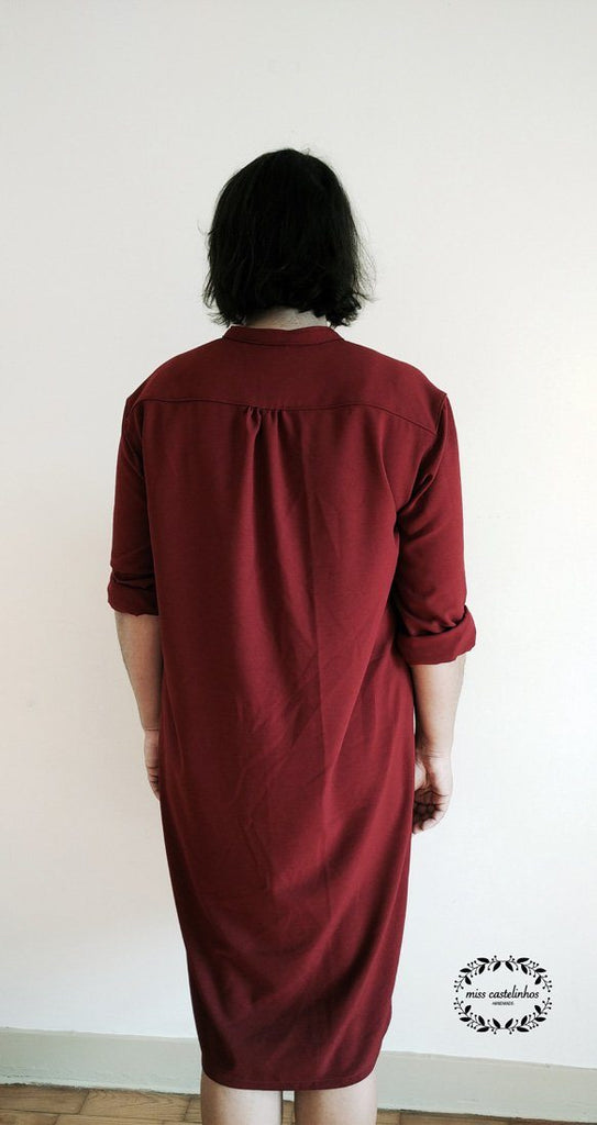 PDF Sewing Pattern - PDF Sewing Pattern - Garçonne Shirt/Dress - Boxy Fit