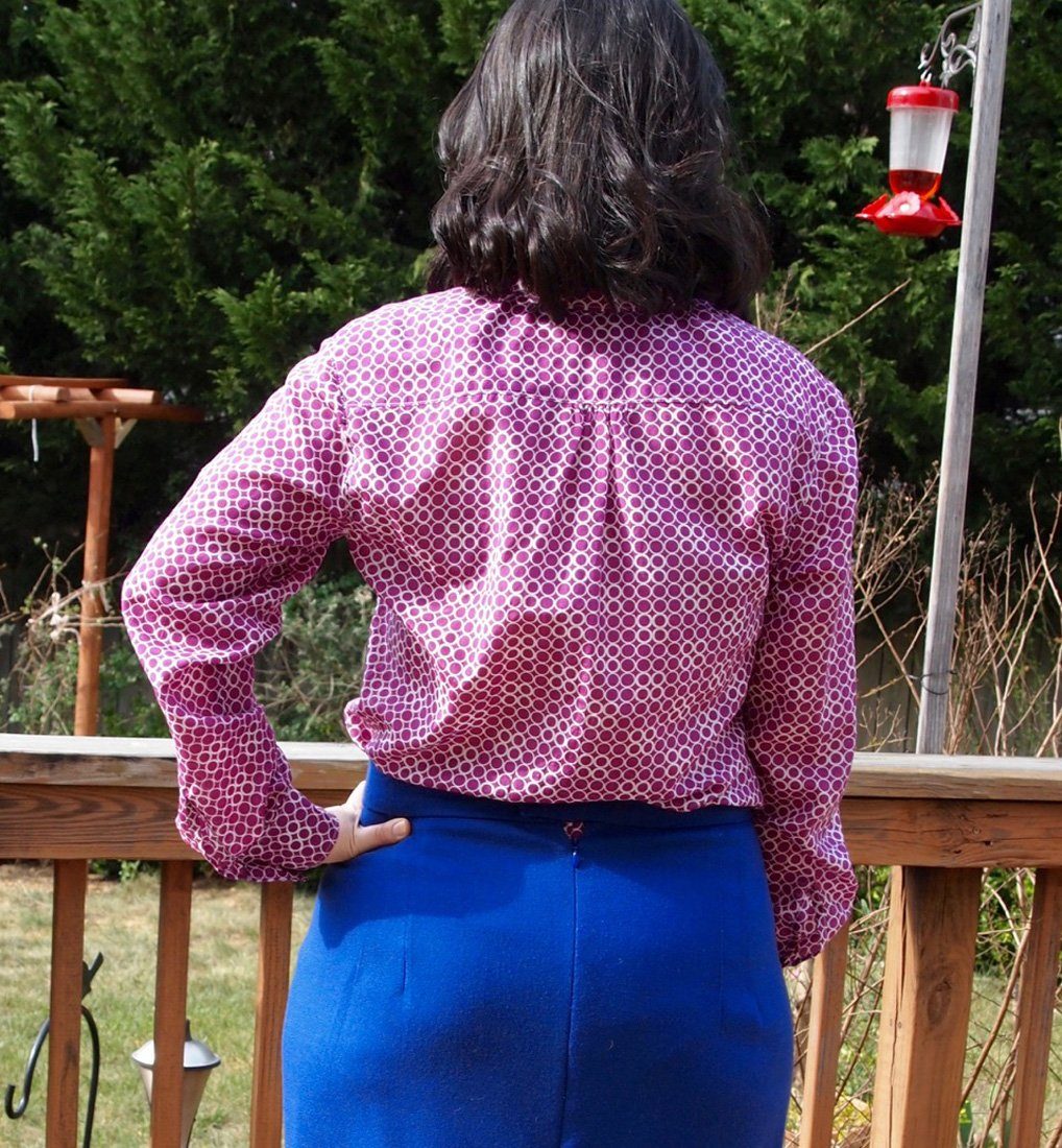 PDF Sewing Pattern - PDF Sewing Pattern - Garçonne Shirt/Dress - Boxy Fit