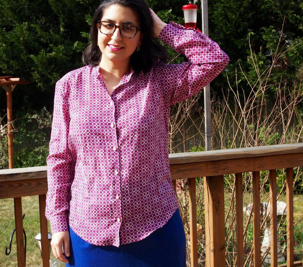 PDF Sewing Pattern - PDF Sewing Pattern - Garçonne Shirt/Dress - Instant Download