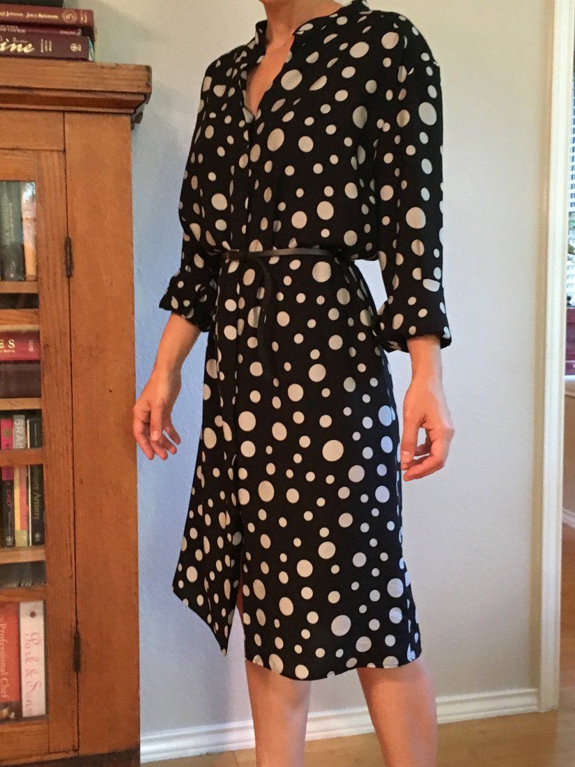 PDF Sewing Pattern - PDF Sewing Pattern - Garçonne Shirt/Dress - Boxy Fit