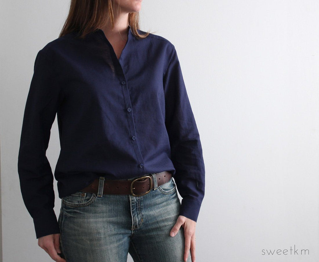 PDF Sewing Pattern - PDF Sewing Pattern - Garçonne Shirt/Dress - For Women - Boxy Fit