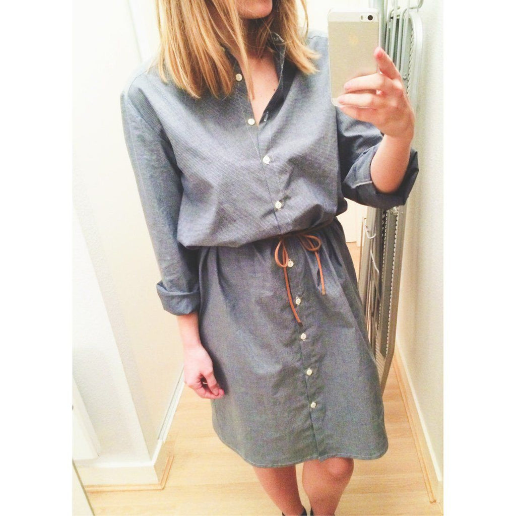 PDF Sewing Pattern - PDF Sewing Pattern - Garçonne Shirt/Dress - For Women