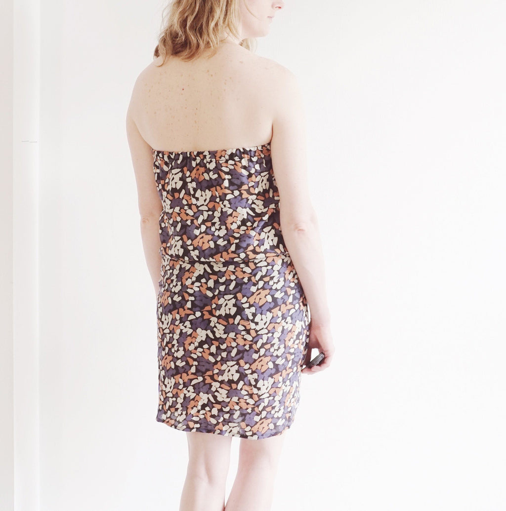 PDF Sewing Pattern - PDF Sewing Pattern - Kitsune Strapless Dress - For Women