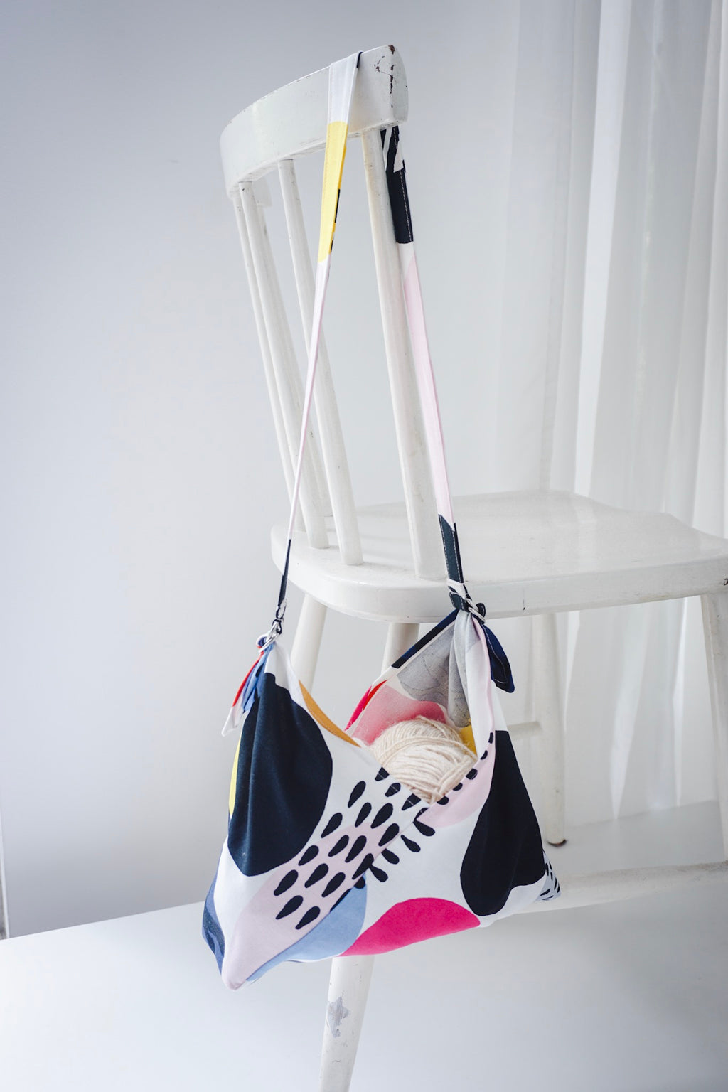 azuma bukuro, origami bag, tsuno bukuro, bento bag, project bag